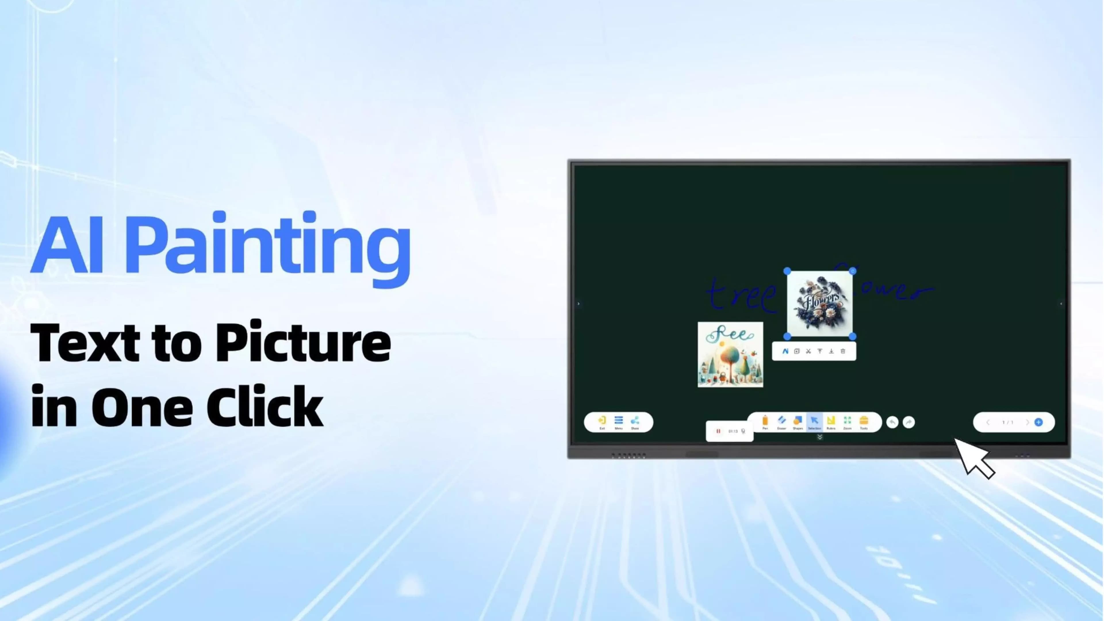 PRIMA Whiteboard | AI Painting: From Text to Art in Seconds