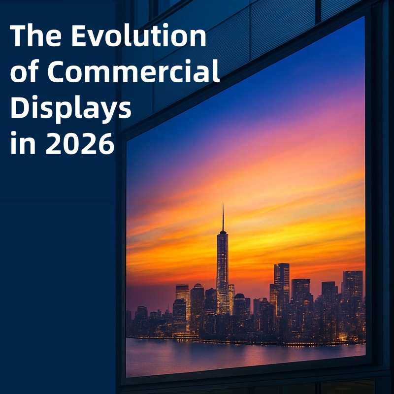 📘 2026 Outlook: The Evolution of Commercial Displays — What Businesses Should Prepare For