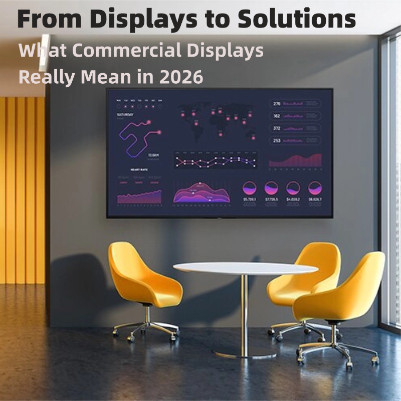 From Displays to Solutions: What Commercial Displays Really Mean in 2026