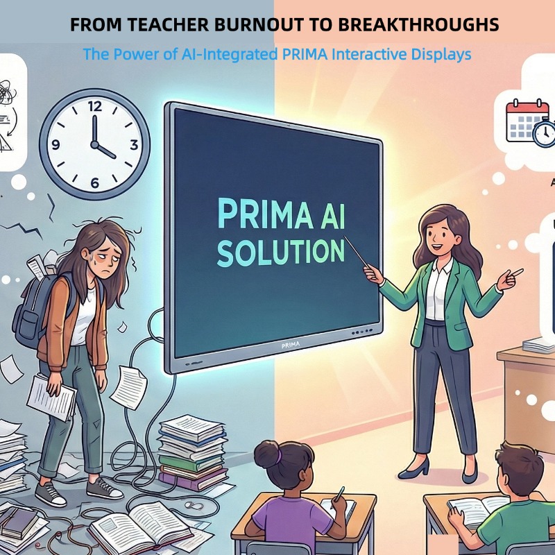Eliminating Teaching Fatigue: How AI-Powered Interactive Whiteboards are Solving the Teacher Burnout Crisis