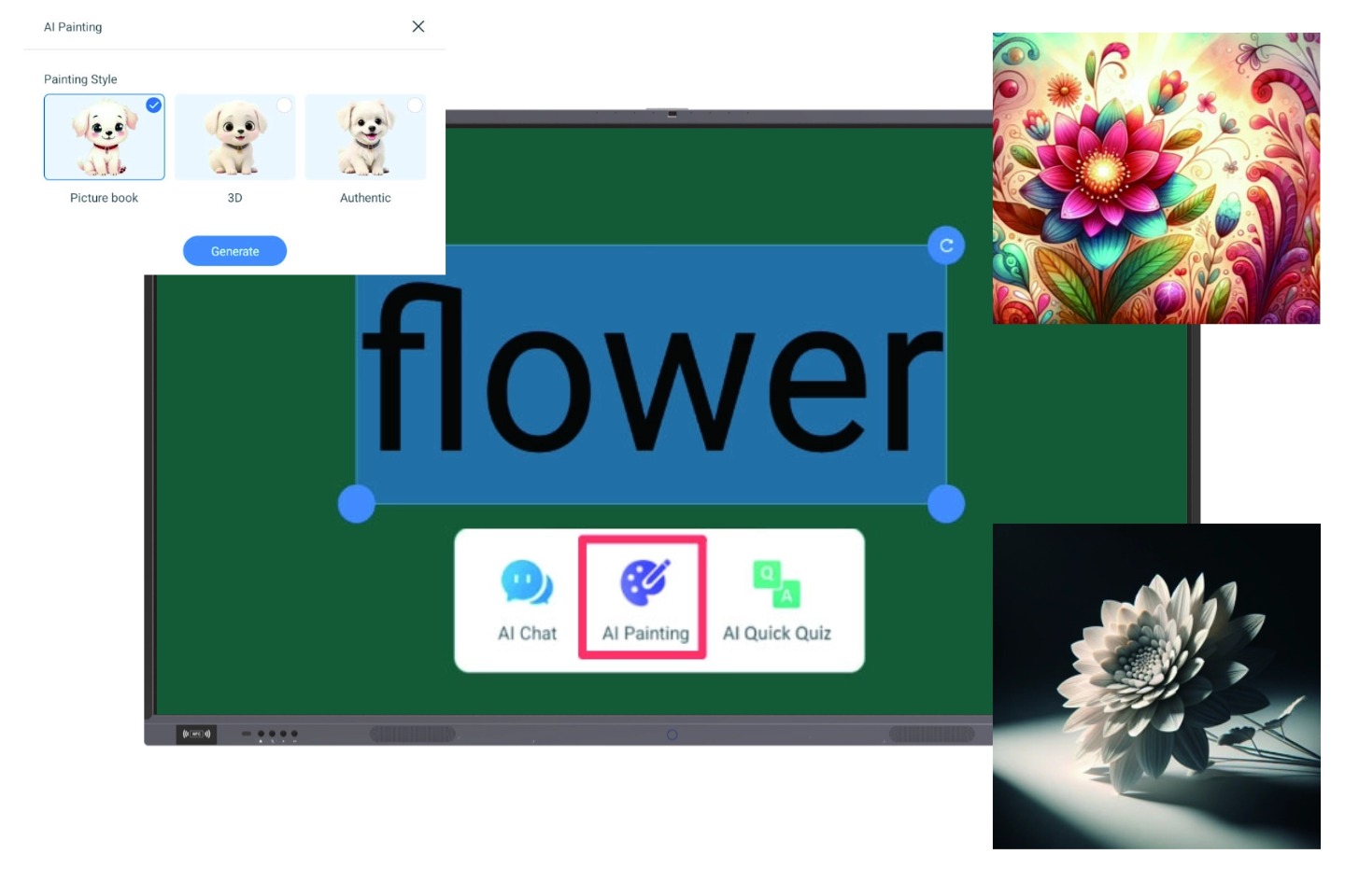 Interactive Flat Panel AI Whiteboard