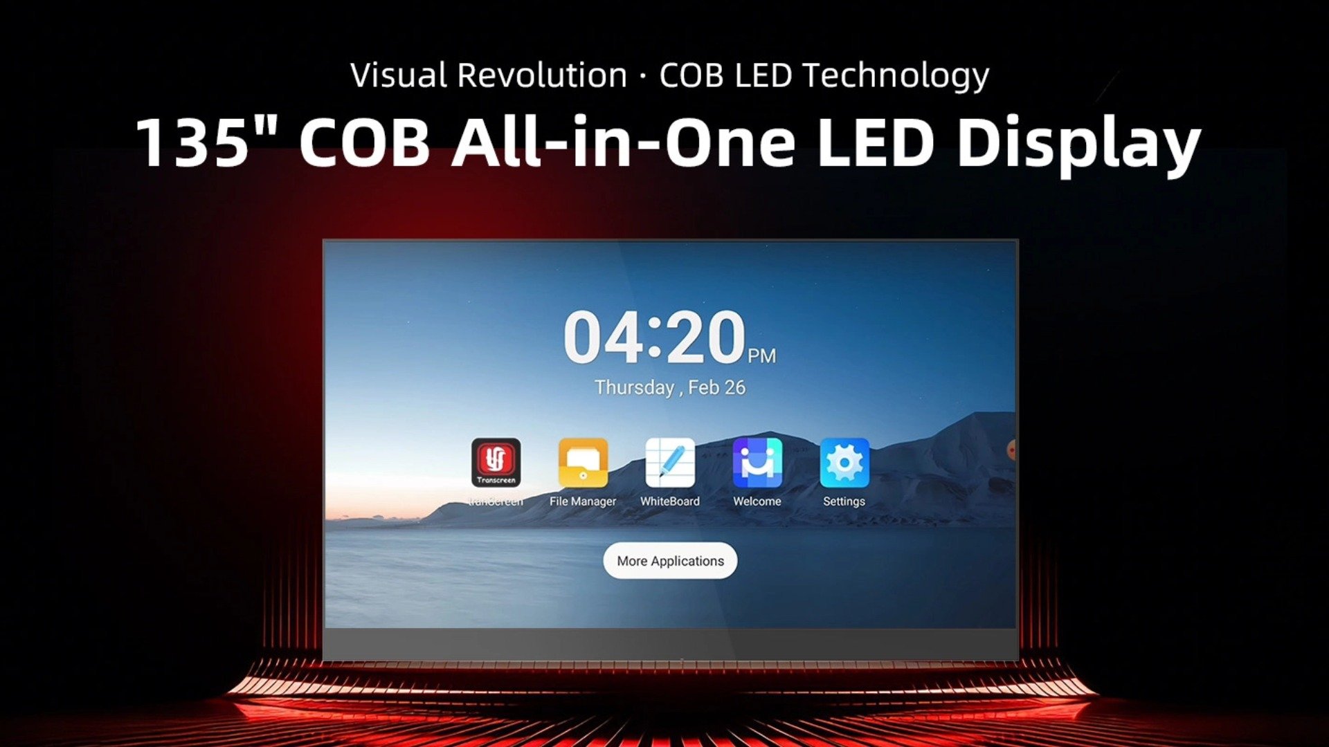 PRIMA 135” All-in-One COB LED Display for Conferences, Control Rooms & Classrooms
