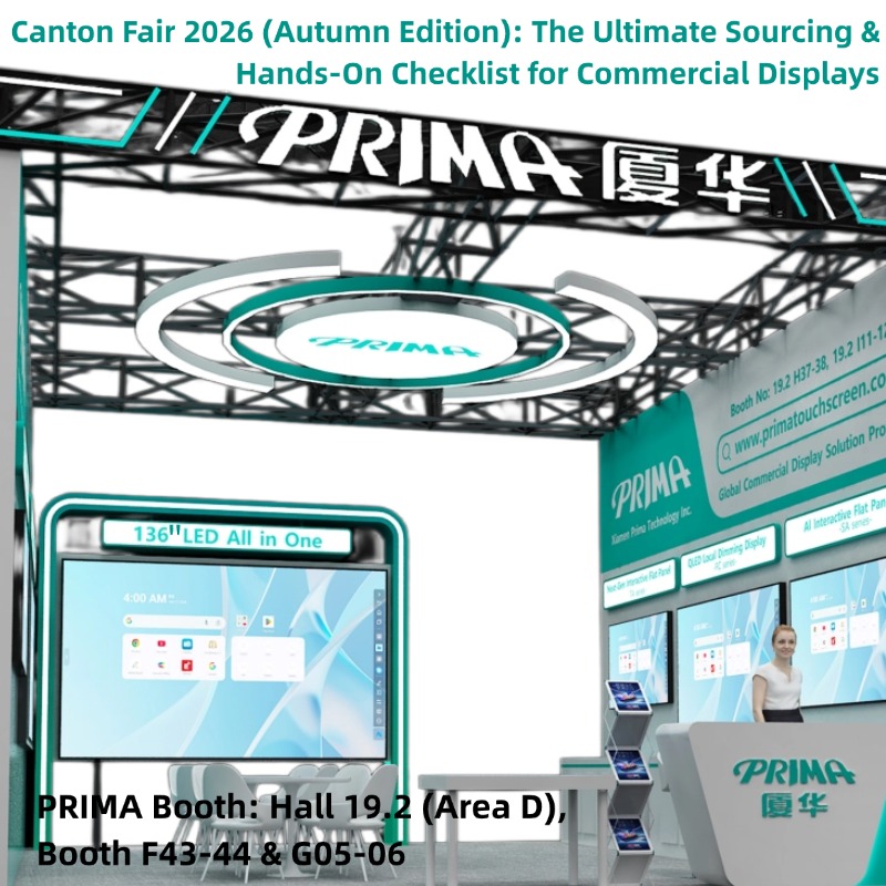 Attending Canton Fair 2026? The Ultimate Sourcing & Hands-On Checklist for Commercial Displays