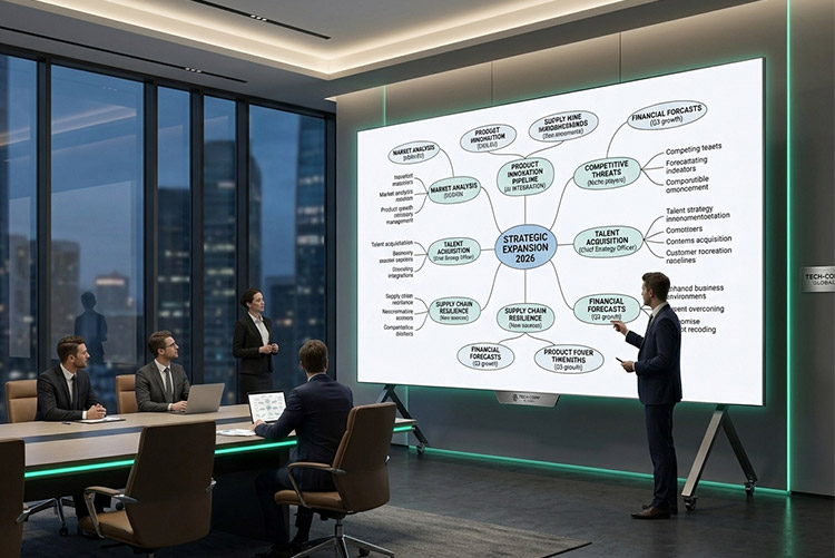 PRIMA 136 Inch COB LED All-in-One Screen for Corporate Strategy Meeting Room
