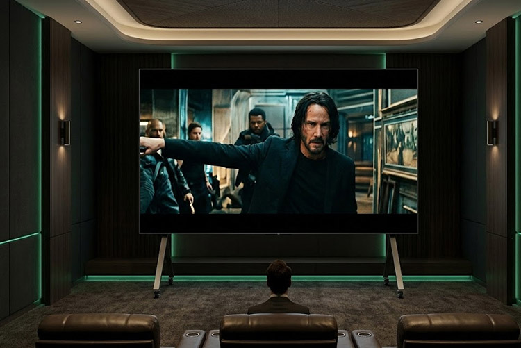 PRIMA 136 Inch COB LED Smart Display Screen for Luxury Home Cinema