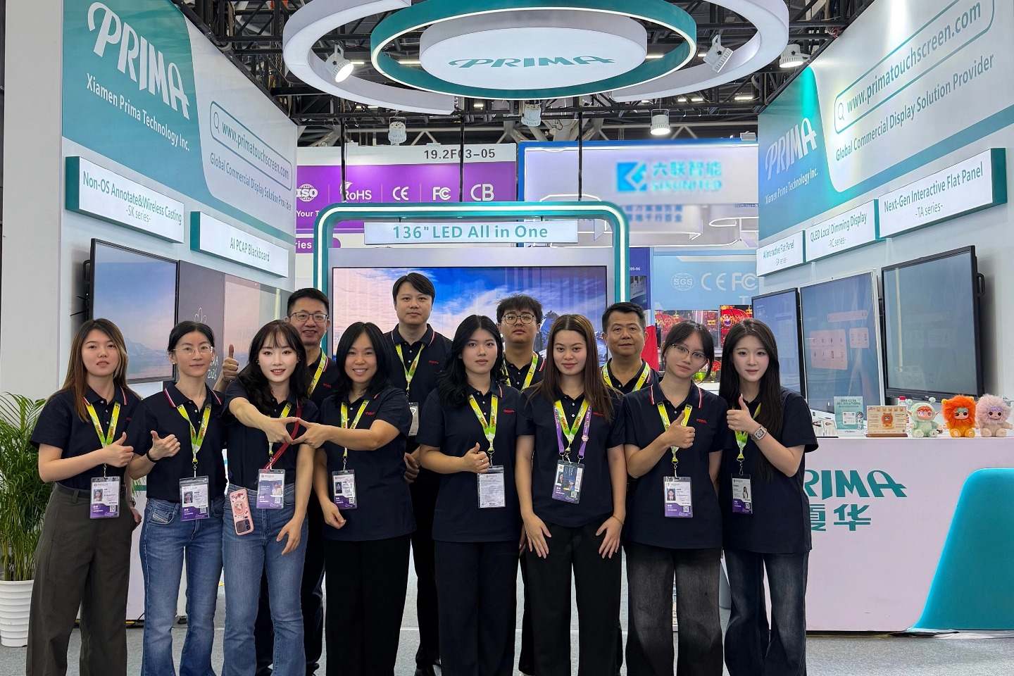 PRIMA Showcases Next-Gen Commercial Displays and Smart Interactive Solutions at the 140th Canton Fair